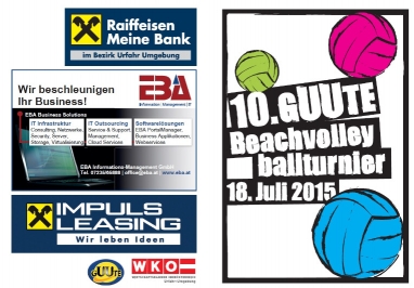 GUUTE Beachvolleyballturnier 2015
